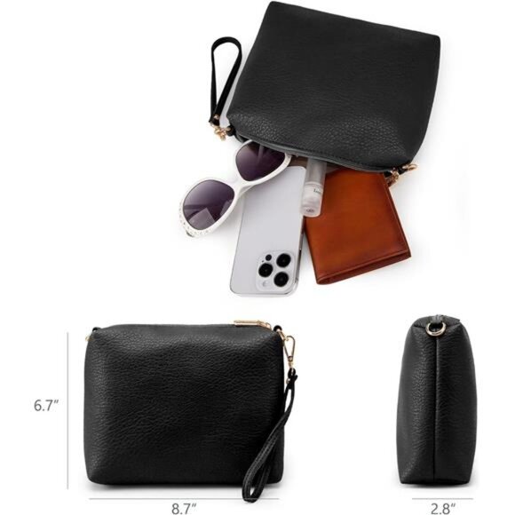 Montana West Hobo Bags Purse for Women Ultra Soft Foldable Shoulder Slouchy - Picture 6 of 7